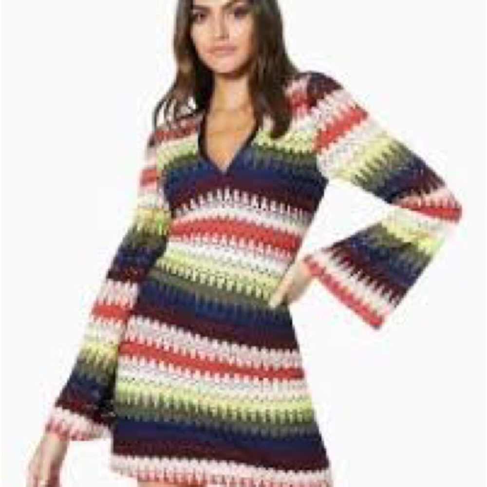 Ramy Brook
Jaime Striped Crochet-Lace Dress